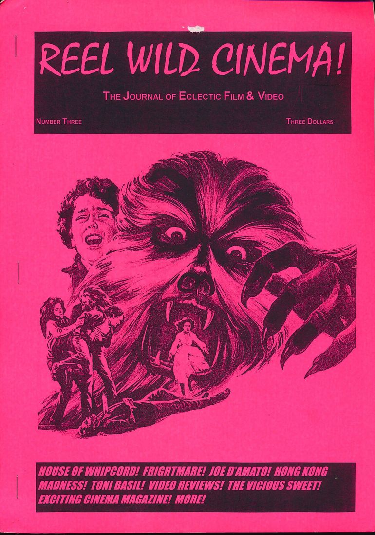 REEL WILD CINEMA magazine side cover Issue 3  