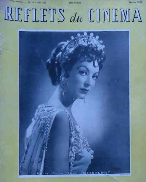 REFLETS DU CINEMA magazine side cover Issue 4  February 1952