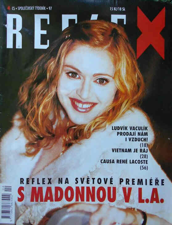 REFLEX magazine side cover  April 1997