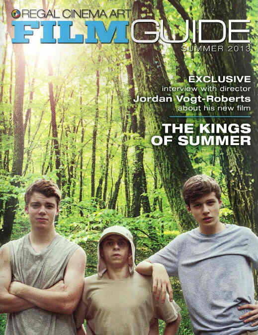 REGAL CINEMA ART FILM GUIDE magazine side cover Summer 2013