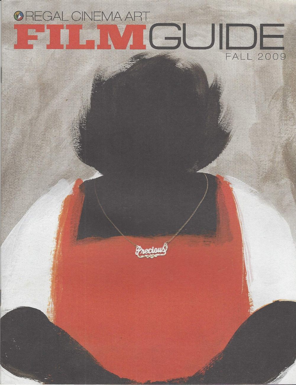 REGAL CINEMA ART FILM GUIDE magazine side cover Fall 2009