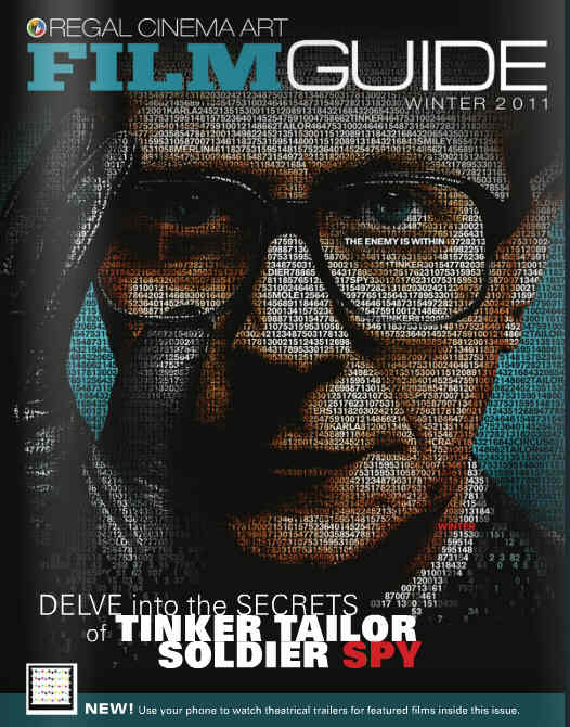 REGAL CINEMA ART FILM GUIDE magazine side cover Winter 2011