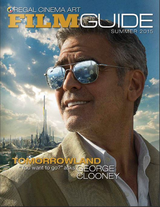 REGAL CINEMA ART FILM GUIDE magazine side cover Summer 2015