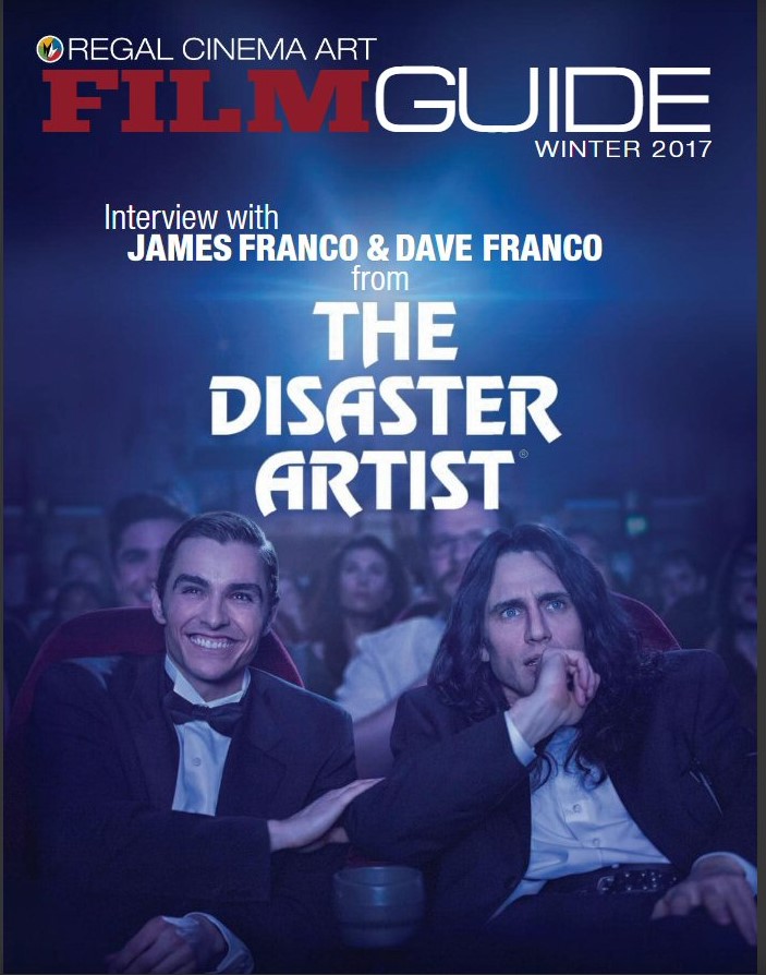REGAL CINEMA ART FILM GUIDE magazine side cover Winter 2017