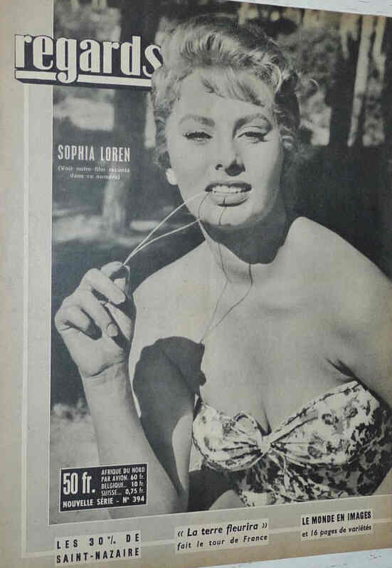 REGARDS magazine side cover Issue 394   1955