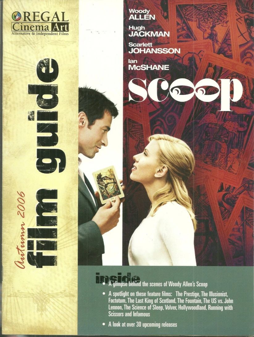 REGAL CINEMA ART FILM GUIDE magazine side cover Autumn 2006