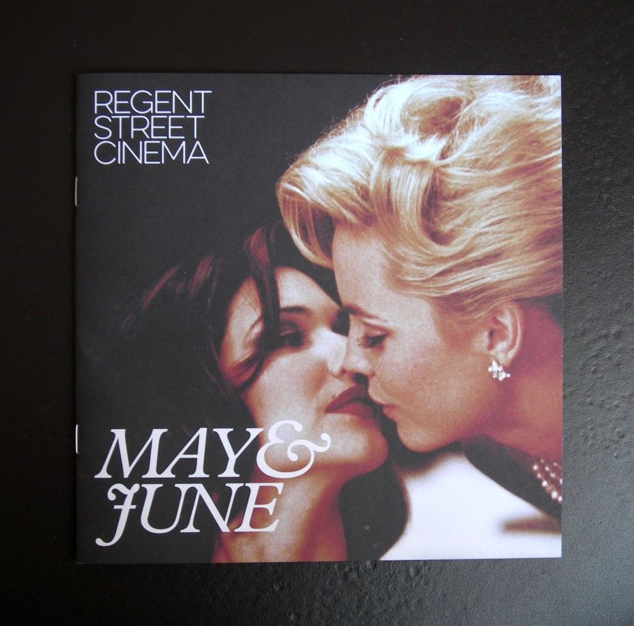 REGENT STREET CINEMA magazine side cover  May/June 2017