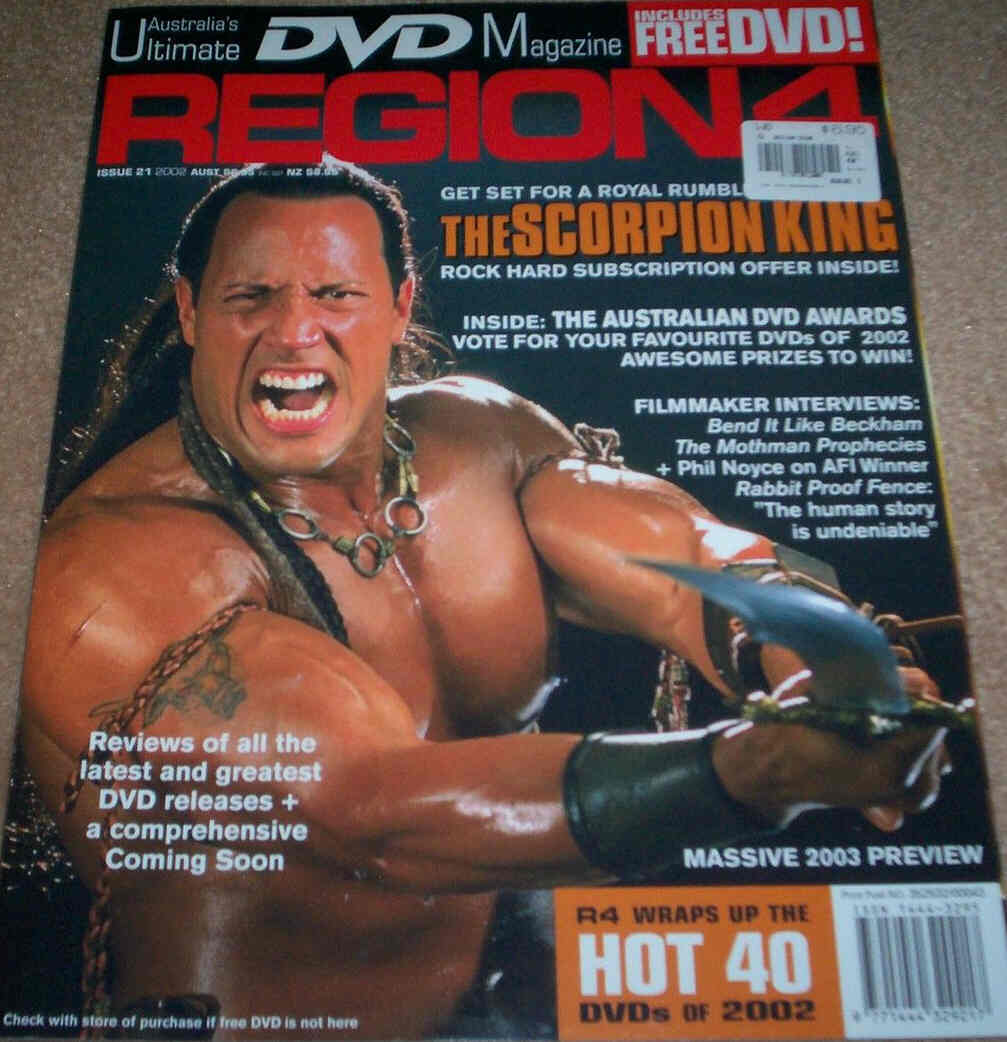 REGION4 magazine side cover Issue 21  2002