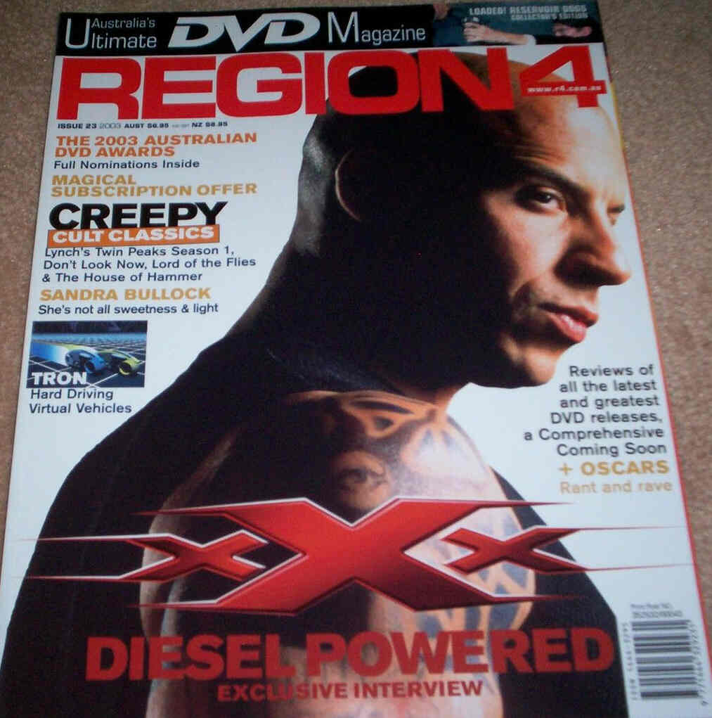 REGION4 magazine side cover Issue 23  2003