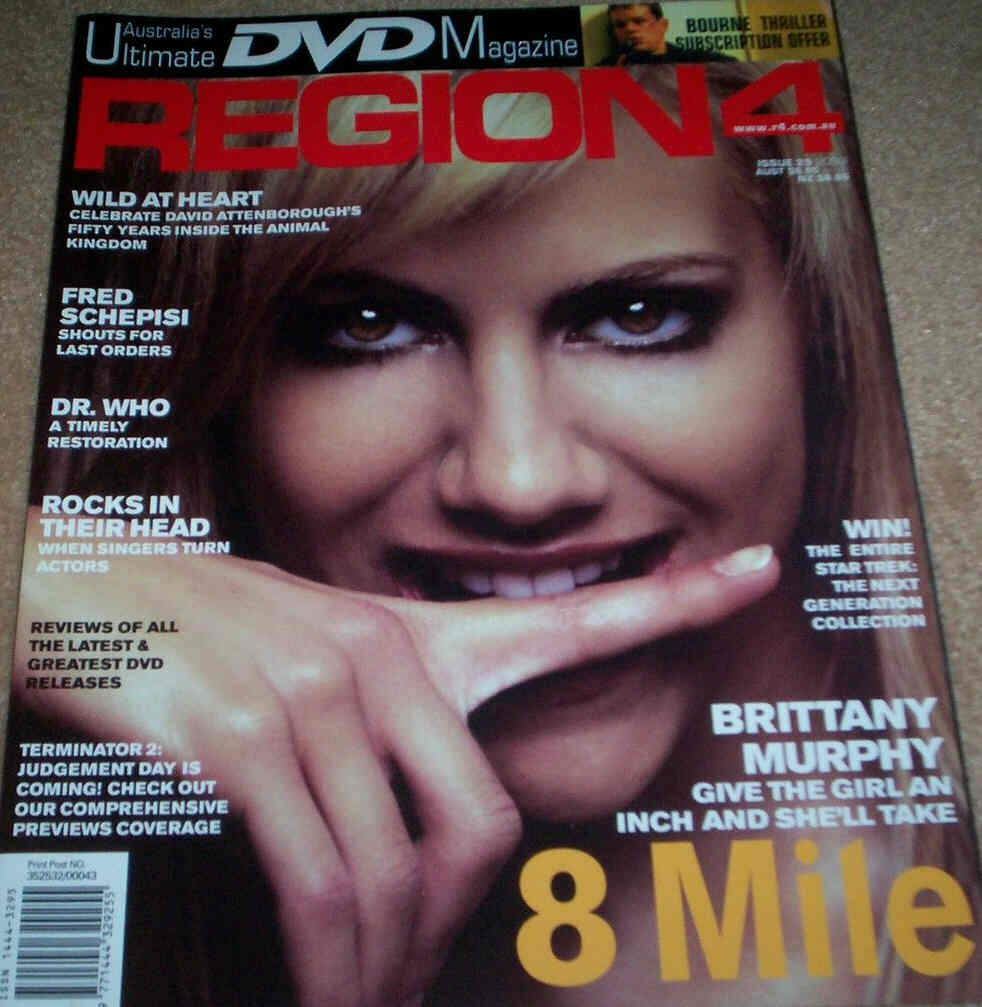 REGION4 magazine side cover Issue 25  2003