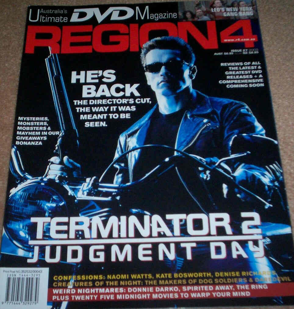 REGION4 magazine side cover Issue 27  2003