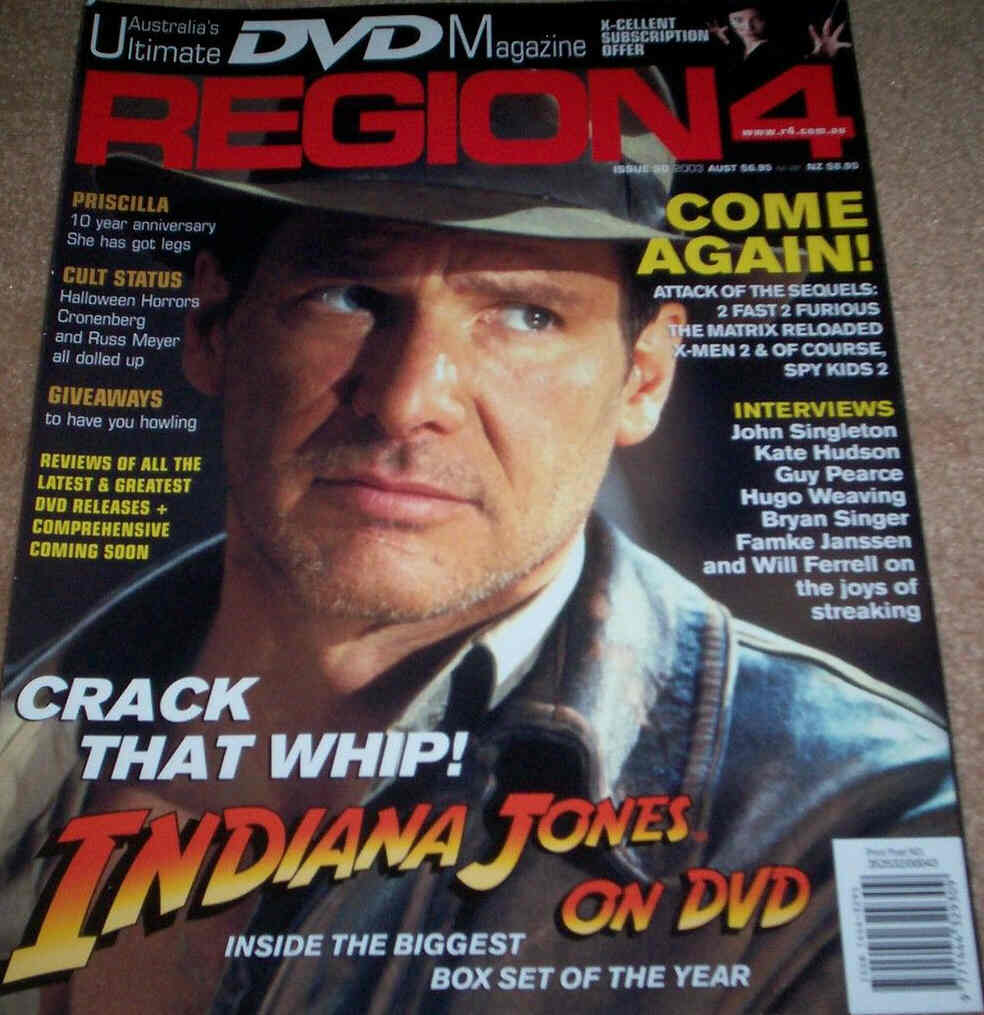 REGION4 magazine side cover Issue 30  2003