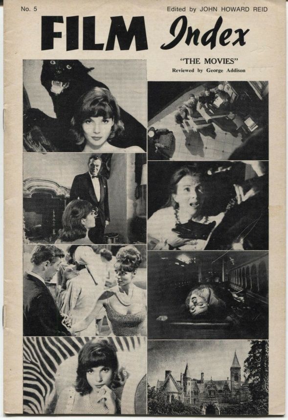 FILM INDEX magazine side cover Issue 5  1970