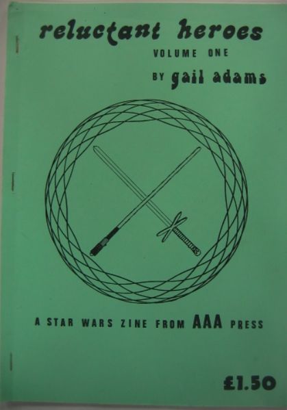 RELUCTANT HEROES magazine side cover Issue 1 October 1984