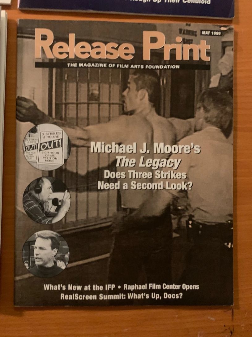 RELEASE PRINT magazine side cover  May 1999