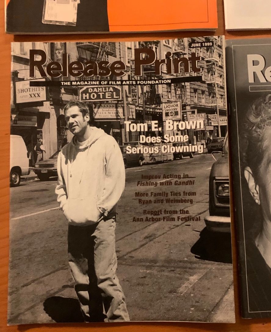 RELEASE PRINT magazine side cover  June 1999