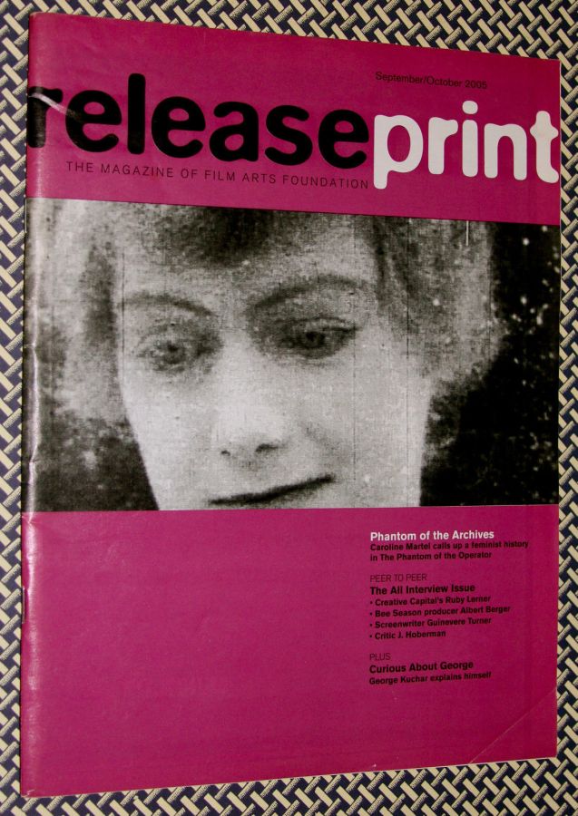 RELEASE PRINT magazine side cover September/October 2005