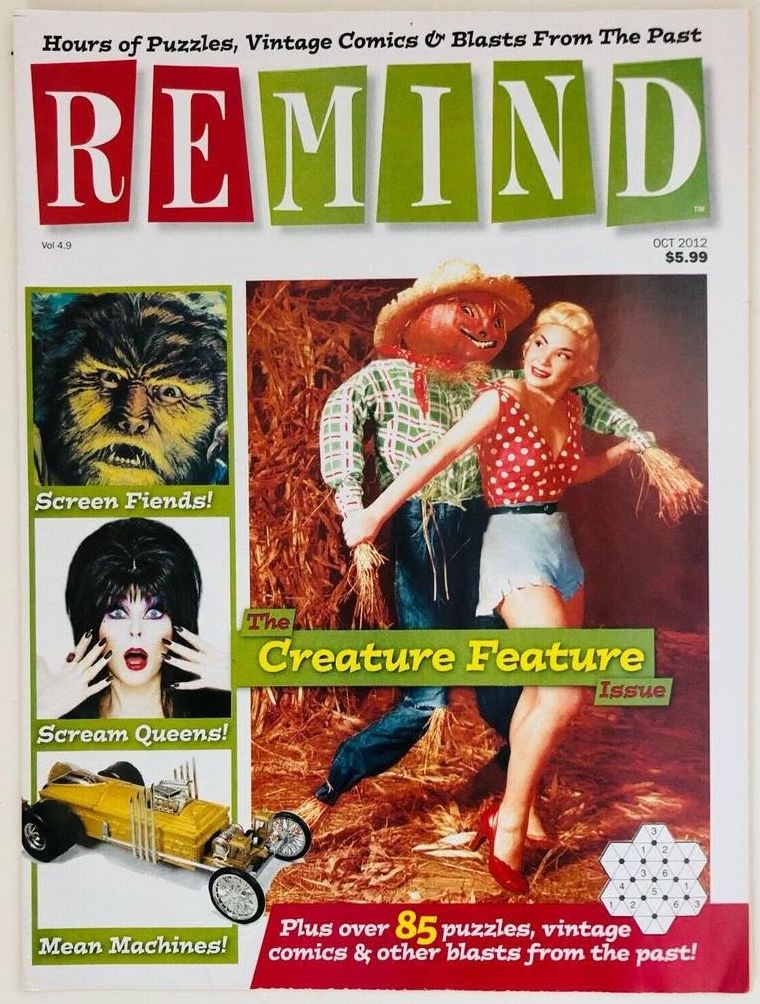 REMIND magazine side cover  October 2012