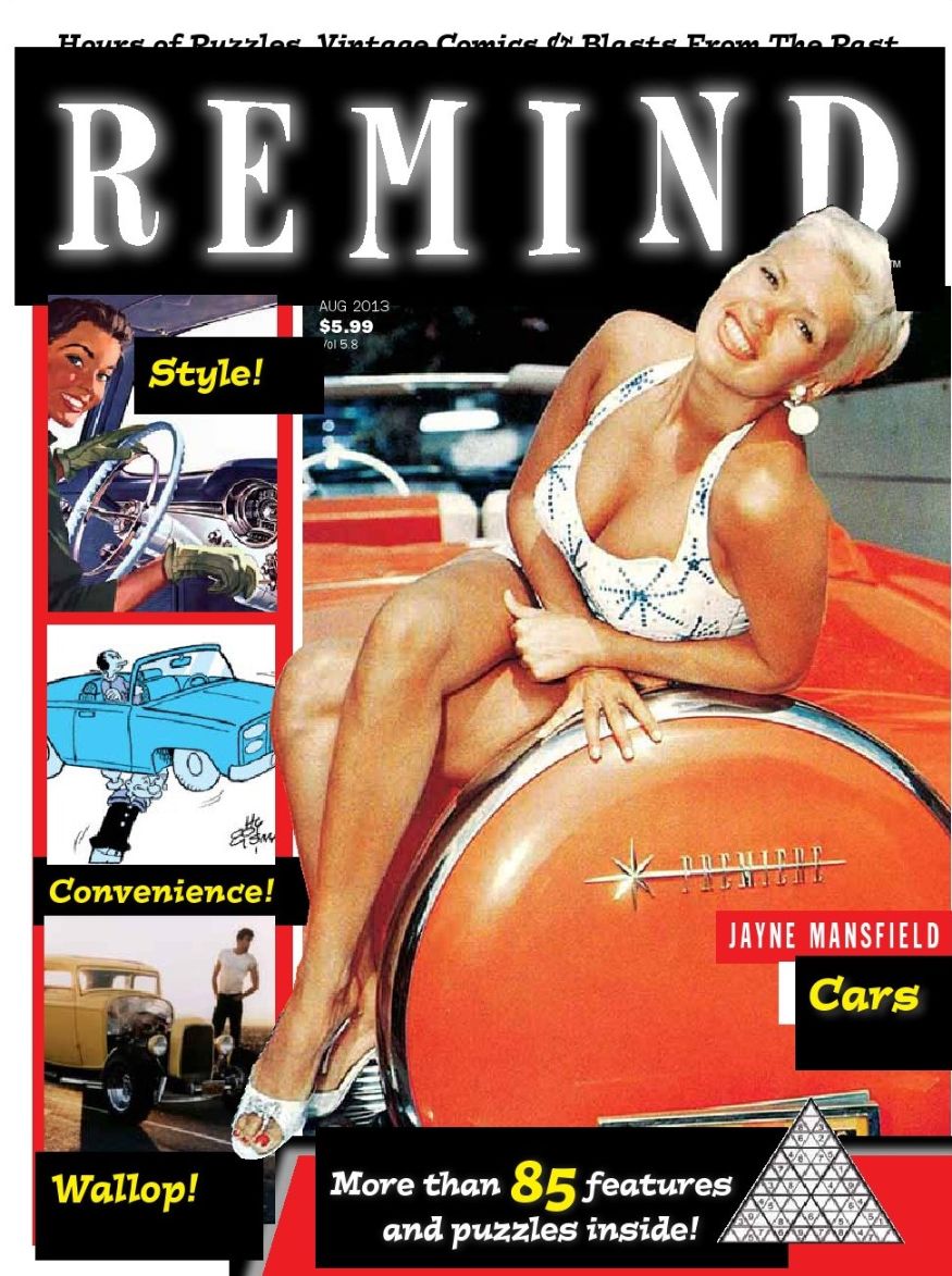 REMIND magazine side cover  Vol 5 No  8  August 2013