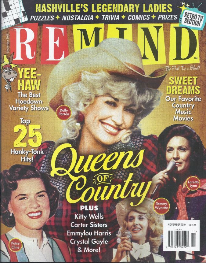 REMIND magazine side cover  November 2019