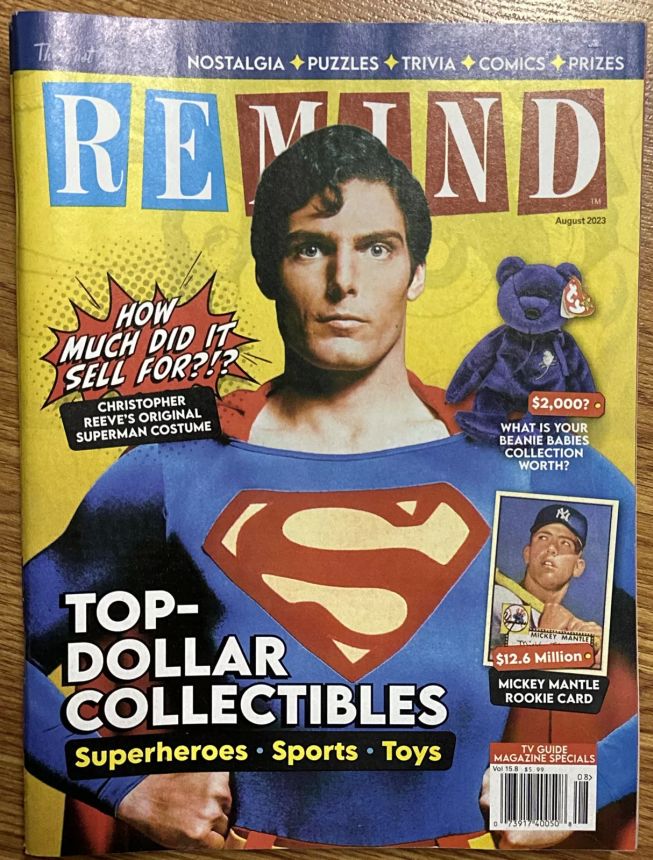 REMIND magazine side cover  August 2023