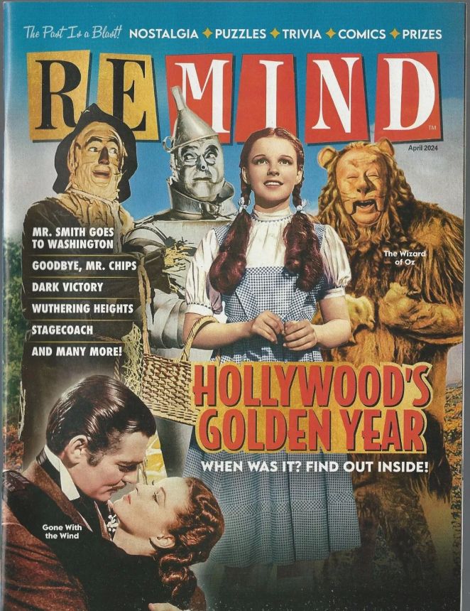 REMIND magazine side cover  April 2024