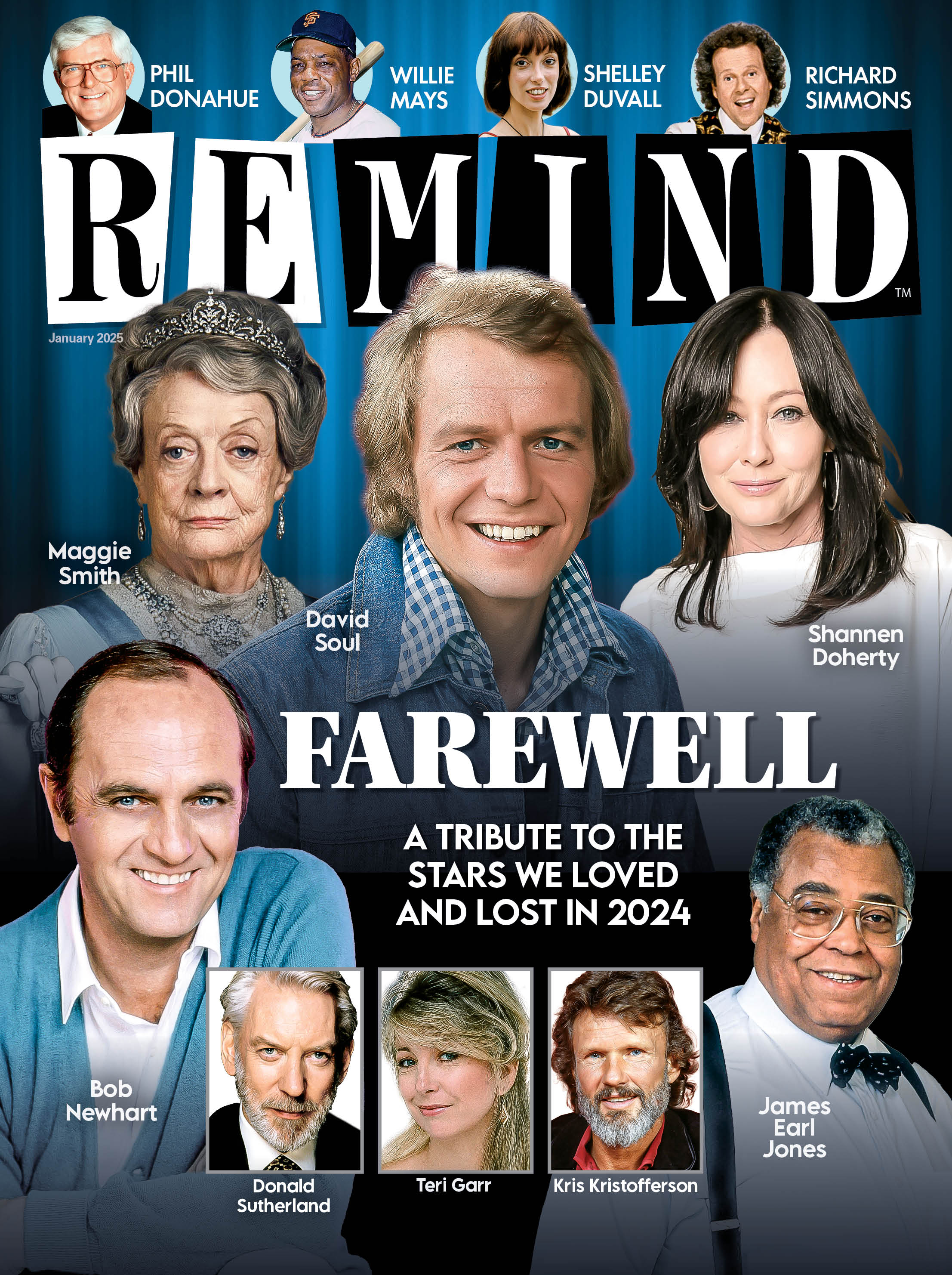 REMIND magazine side cover  January 2025