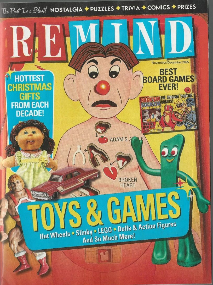 REMIND magazine side cover  November/December 2025