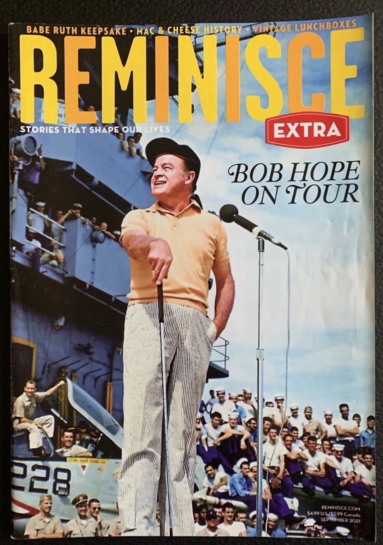 REMINISCE magazine side cover  September 2021