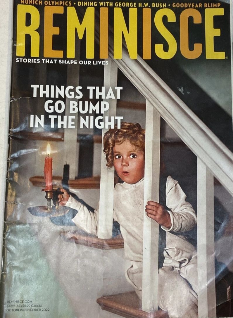 REMINISCE magazine side cover  October/November 2022