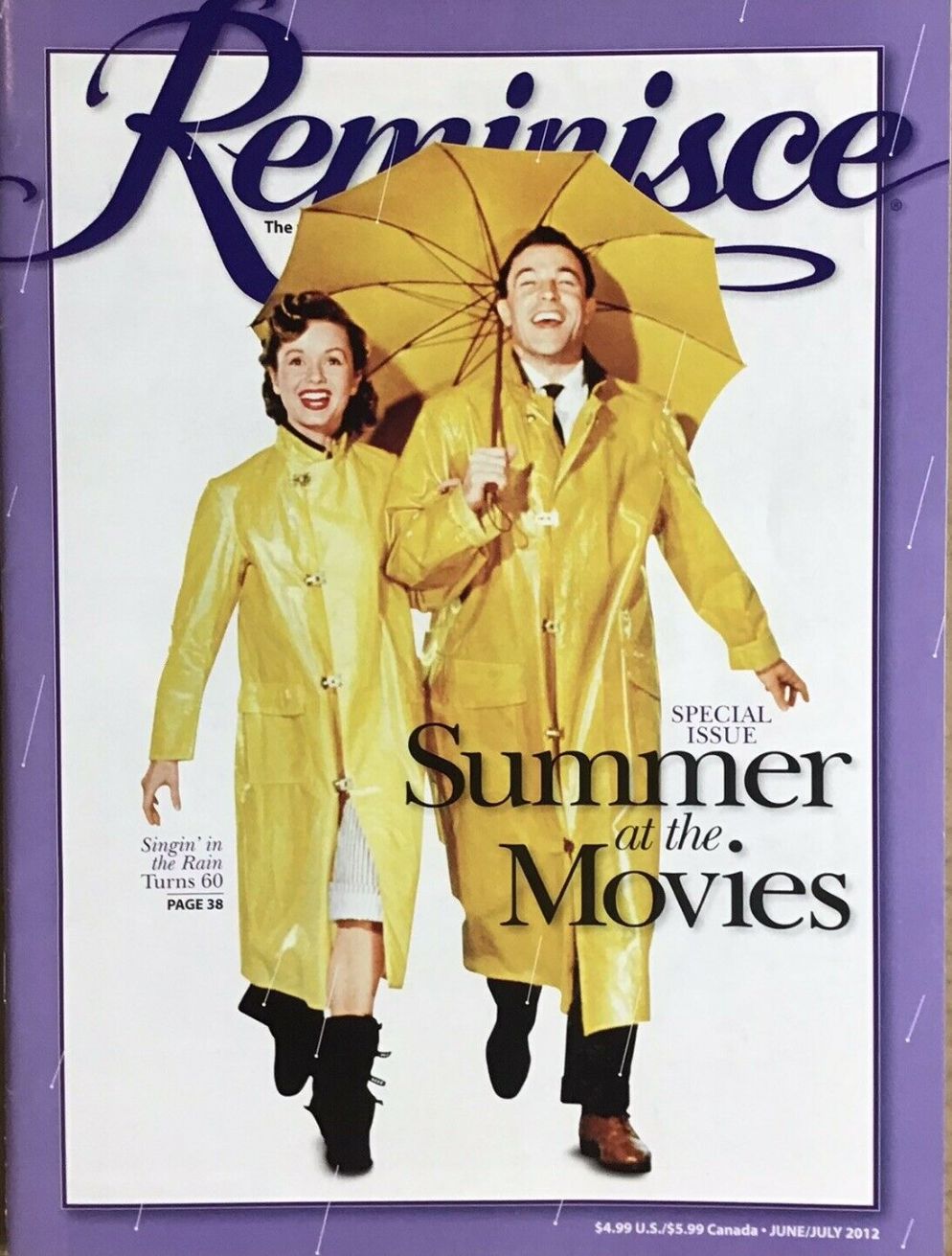 REMINISCE magazine side cover  June/July 2012