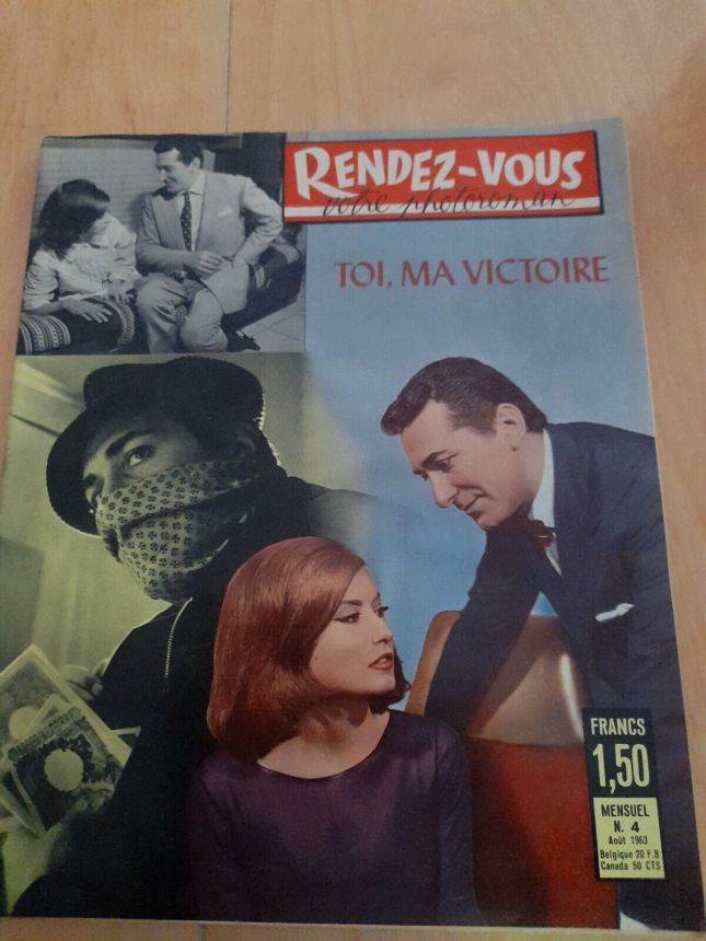 RENDEZ VOUS VOTRE PHOTOROMAN magazine side cover Issue 4  August 1963