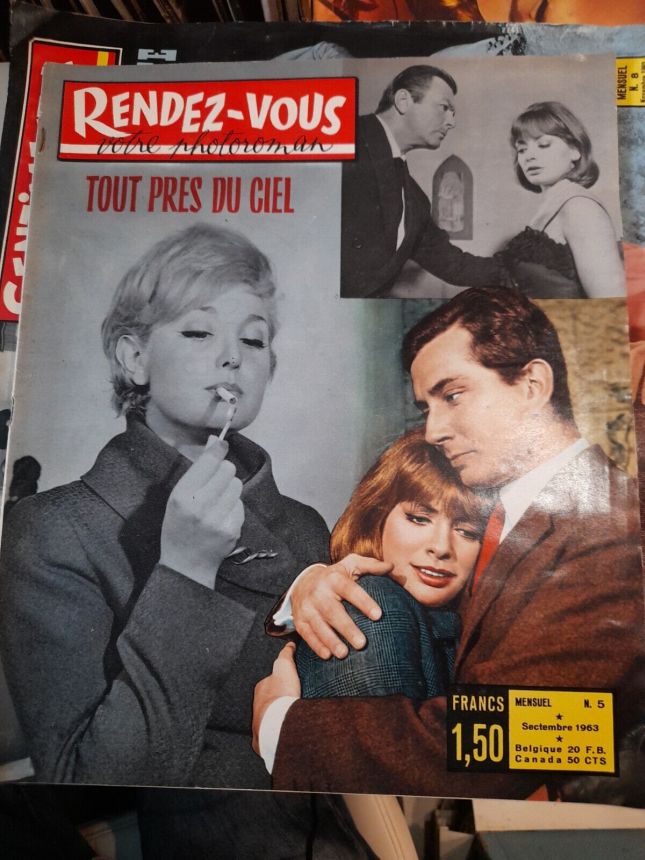 RENDEZ VOUS VOTRE PHOTOROMAN magazine side cover Issue 5  September 1963
