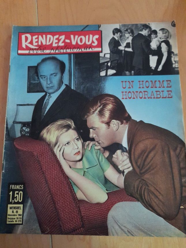 RENDEZ VOUS VOTRE PHOTOROMAN magazine side cover Issue 8  December 1963