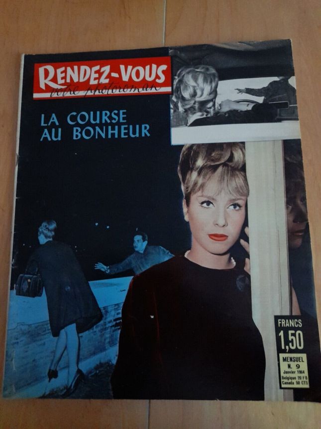 RENDEZ VOUS VOTRE PHOTOROMAN magazine side cover Issue 9  January 1964