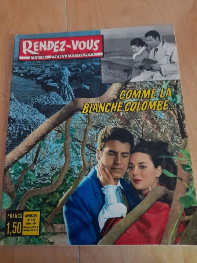 RENDEZ VOUS VOTRE PHOTOROMAN magazine side cover Issue 15  July 1964