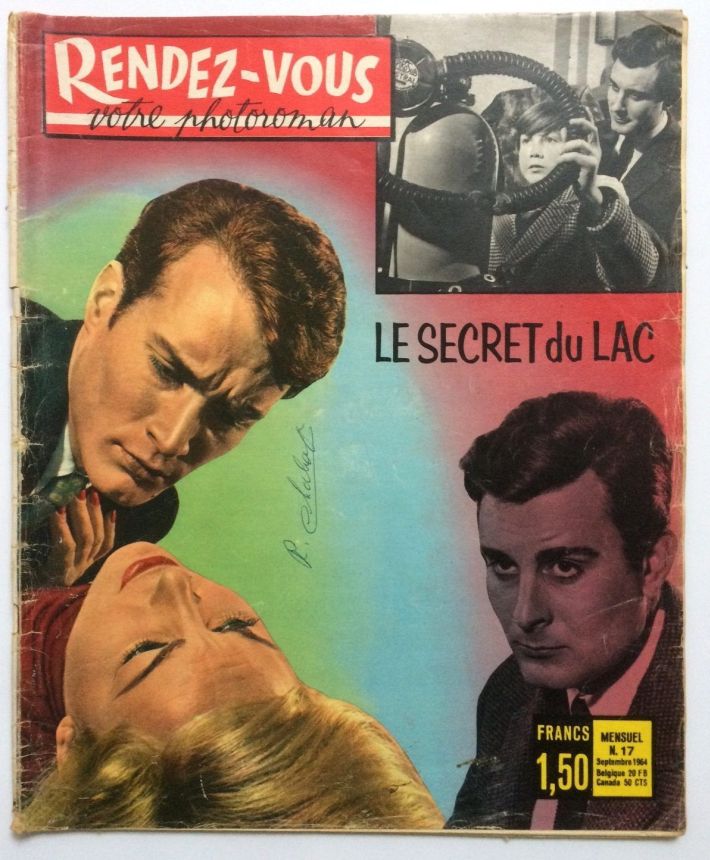 RENDEZ VOUS VOTRE PHOTOROMAN magazine side cover Issue 17  September 1964