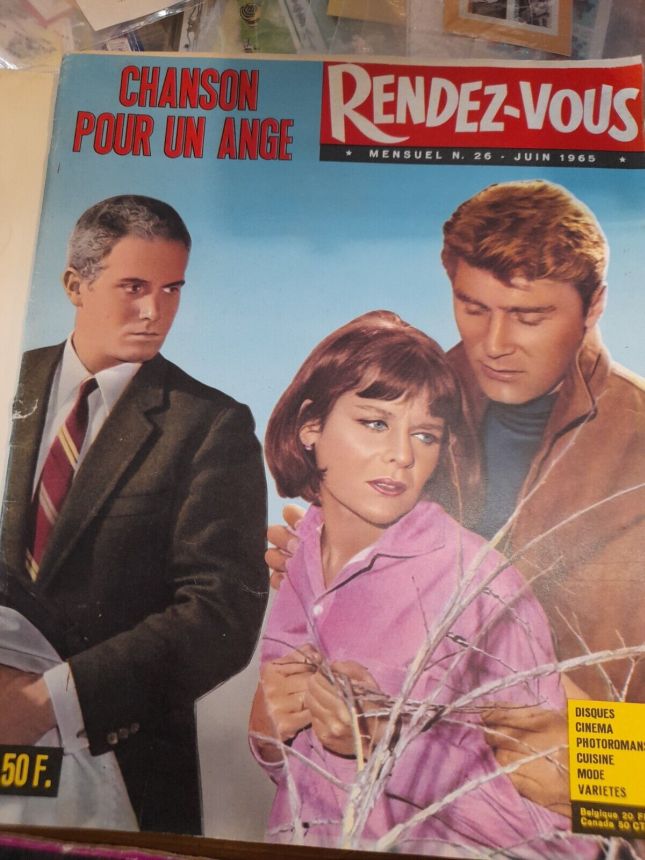 RENDEZ VOUS VOTRE PHOTOROMAN magazine side cover Issue 26  June 1965