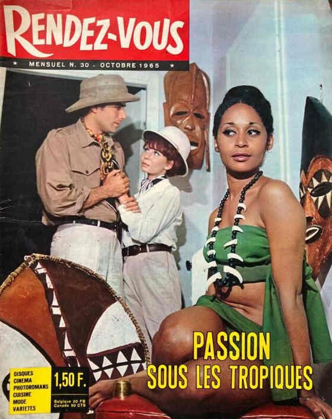 RENDEZ VOUS VOTRE PHOTOROMAN magazine side cover Issue 30  October 1965