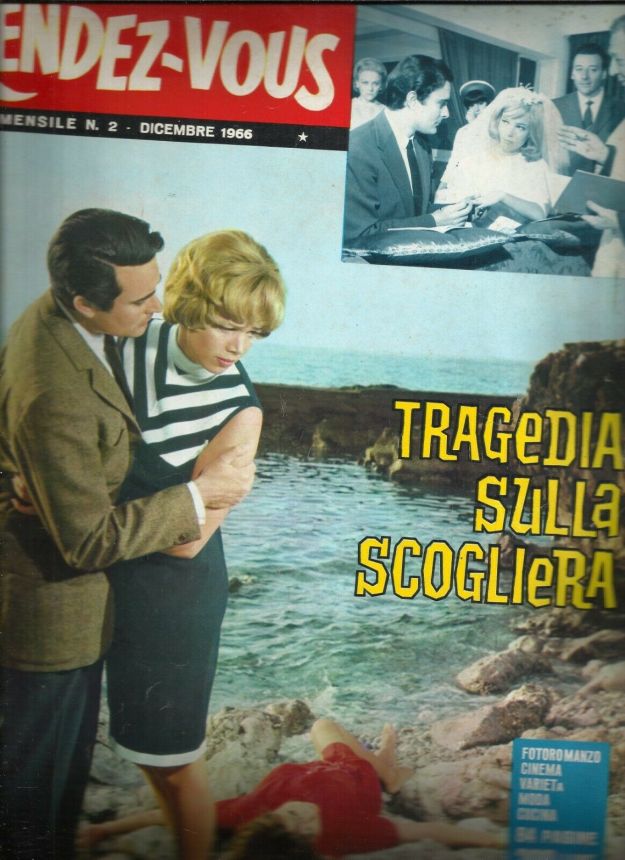 RENDEZ-VOUS (It) magazine side cover Issue 2  December 1966
