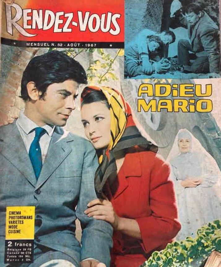 RENDEZ VOUS VOTRE PHOTOROMAN magazine side cover Issue 52  August 1967