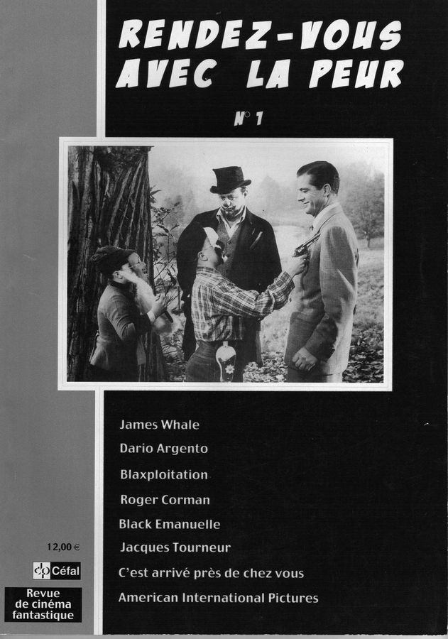 RENDEZ-VOUS AVEC LA PEUR magazine side cover Issue 1  2004