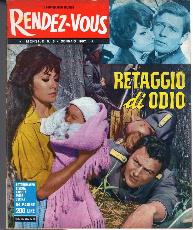 RENDEZ-VOUS (It) magazine side cover Issue 3 January 1967