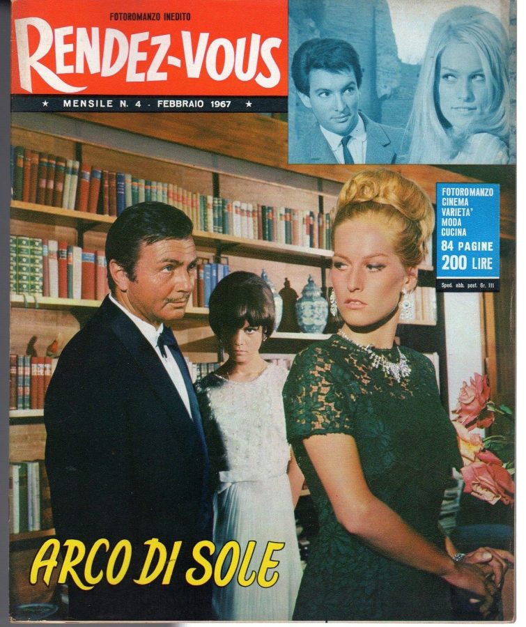 RENDEZ-VOUS (It) magazine side cover Issue 4 February 1967