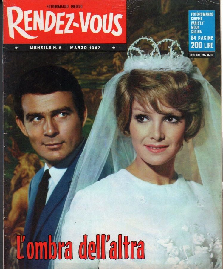 RENDEZ-VOUS (It) magazine side cover Issue 5 March 1967