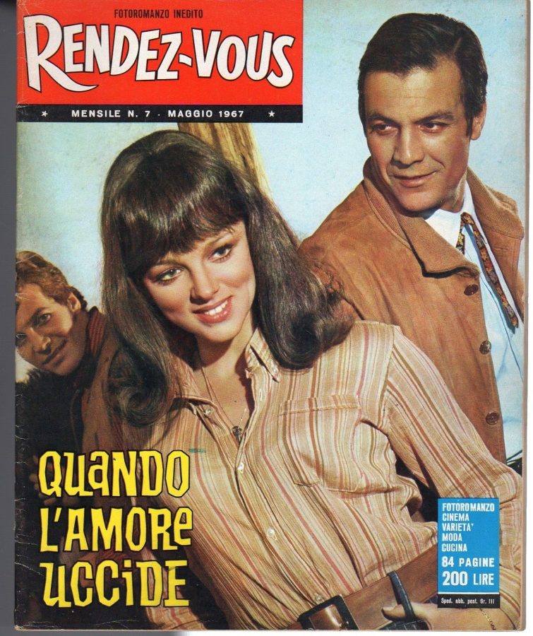 RENDEZ-VOUS (It) magazine side cover Issue 7 May 1967