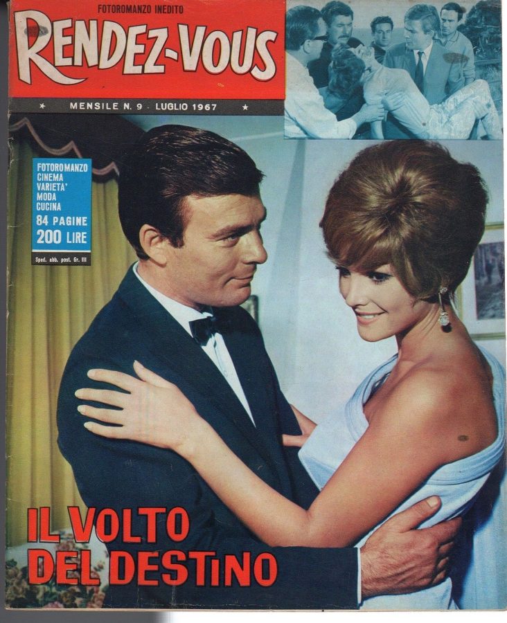 RENDEZ-VOUS (It) magazine side cover Issue 9 July 1967