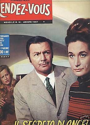 RENDEZ-VOUS (It) magazine side cover Issue 10 August 1967