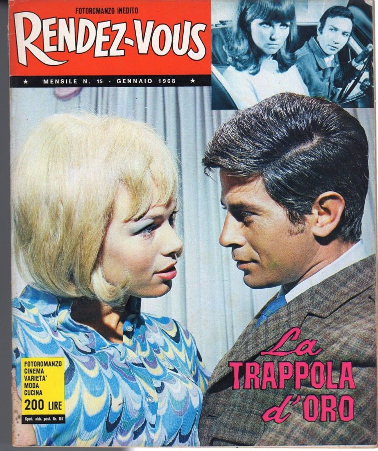 RENDEZ-VOUS (It) magazine side cover Issue 15 January 1968