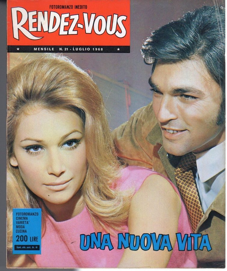 RENDEZ-VOUS (It) magazine side cover Issue 21 July 1968